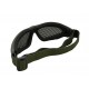 ACM Protective goggles with steel net - olive